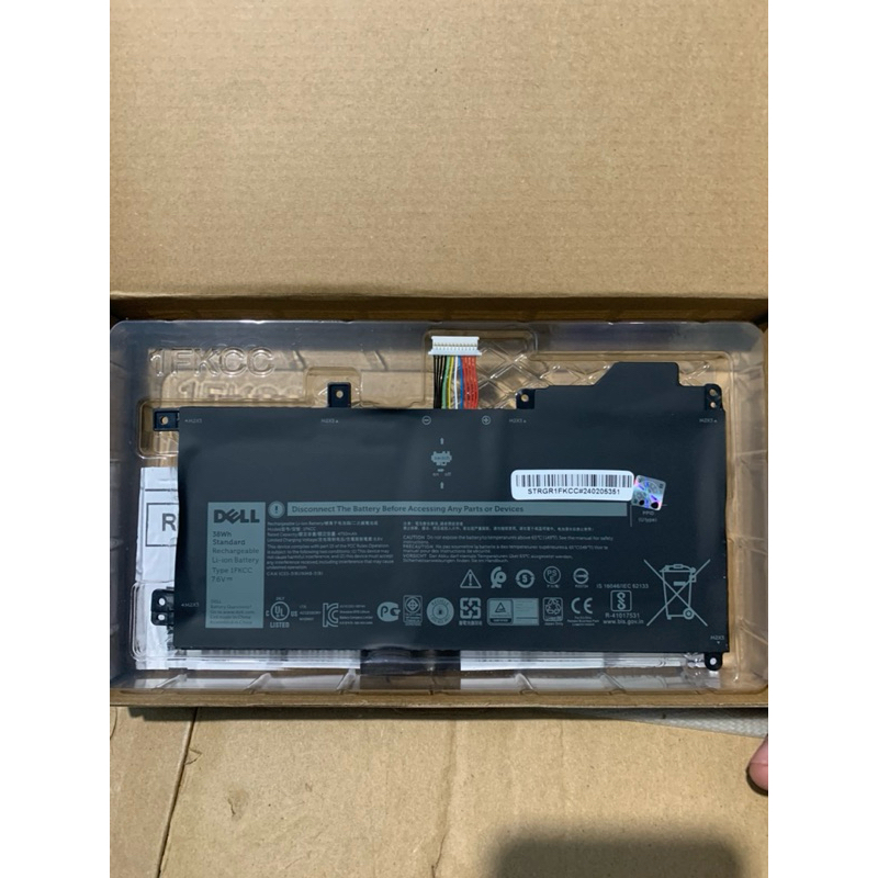 Baterai Dell Latitude E7200 E7210 7200 7210 2 in 1 1FKCC Original