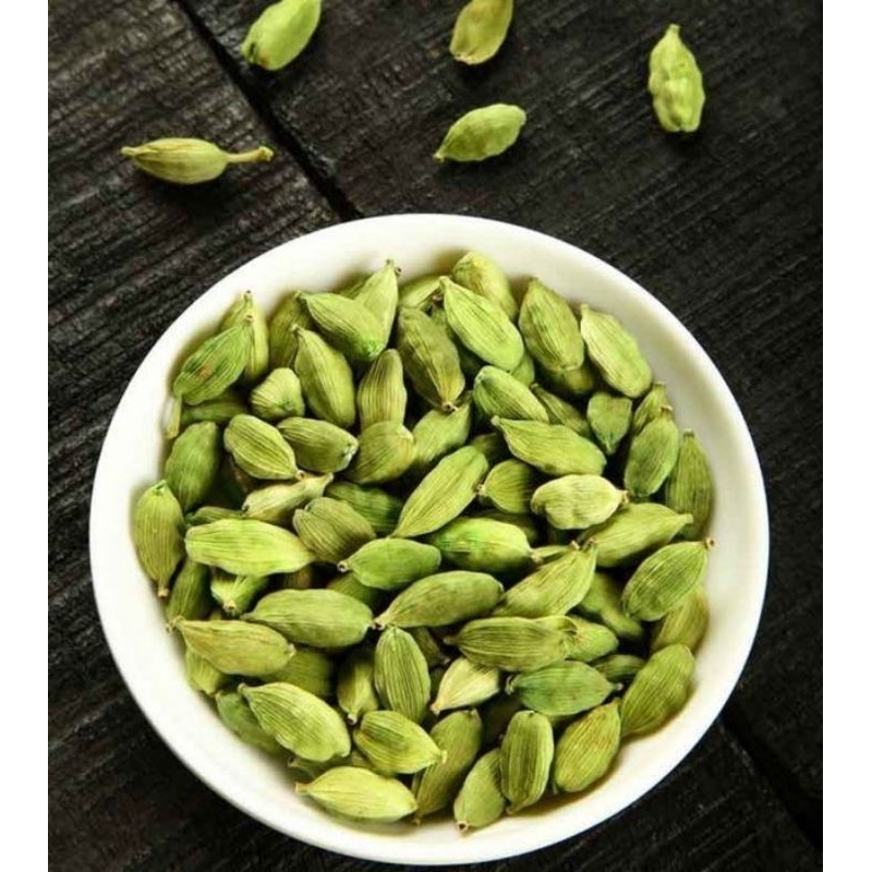 

Kapulaga Premium Natural Allepey Green Indian Cardamoms EXP 2026 ( Ecer )