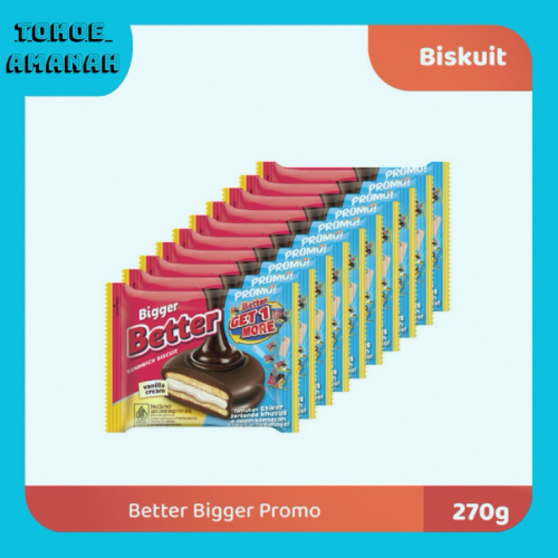 

Better Bigger Promo 1 renteng isi 10 pcs