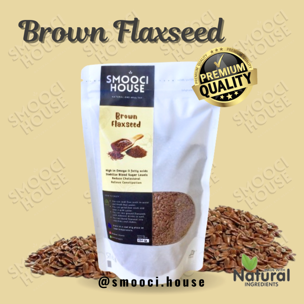 

Brown Flaxseed | Biji Rami Coklat | Organic Flaxseed 250gr