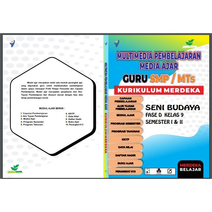 

MODUL AJAR SMP/MTs SENI BUDAYA FASE D ( KELAS 9 ) KURIKULUM MERDEKA