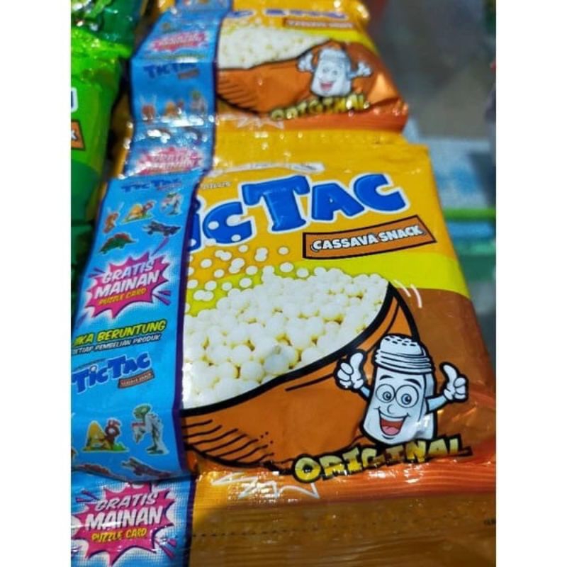 

Snack Tic Tac gurih berbagai rasa 1 renceng isi 10 pcs