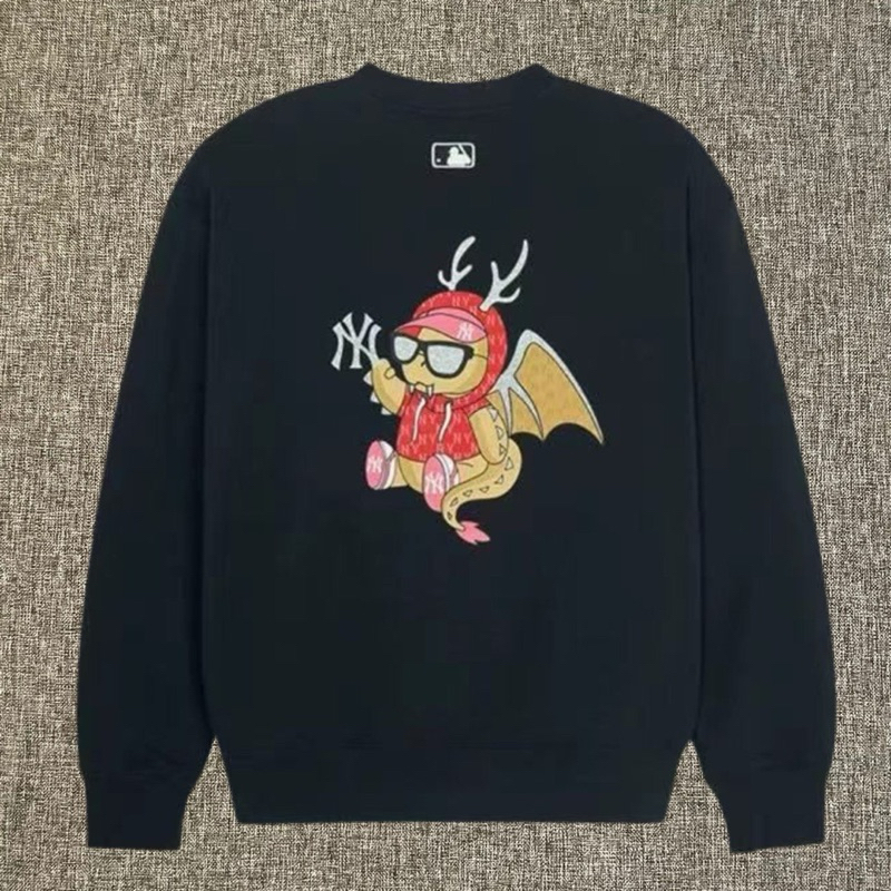 MLB Korea NY Dragon Sweater Black Original