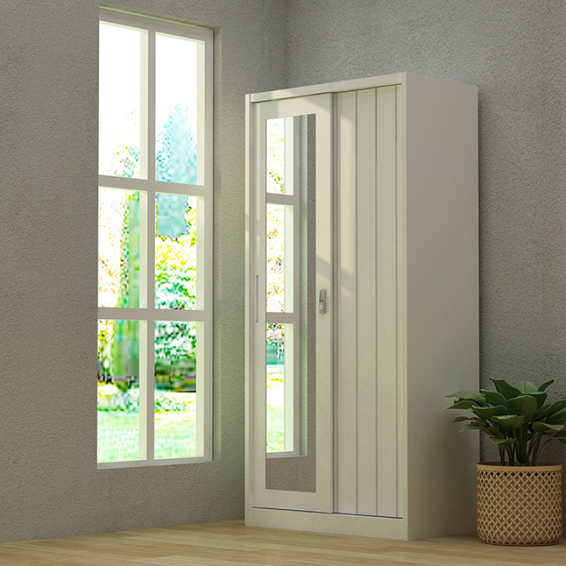 Lemari Besi / Lemari Baju Pira Metropolis / Lemari Pakaian Pira Metropolis (Lemari Baju Saxon 90A / 