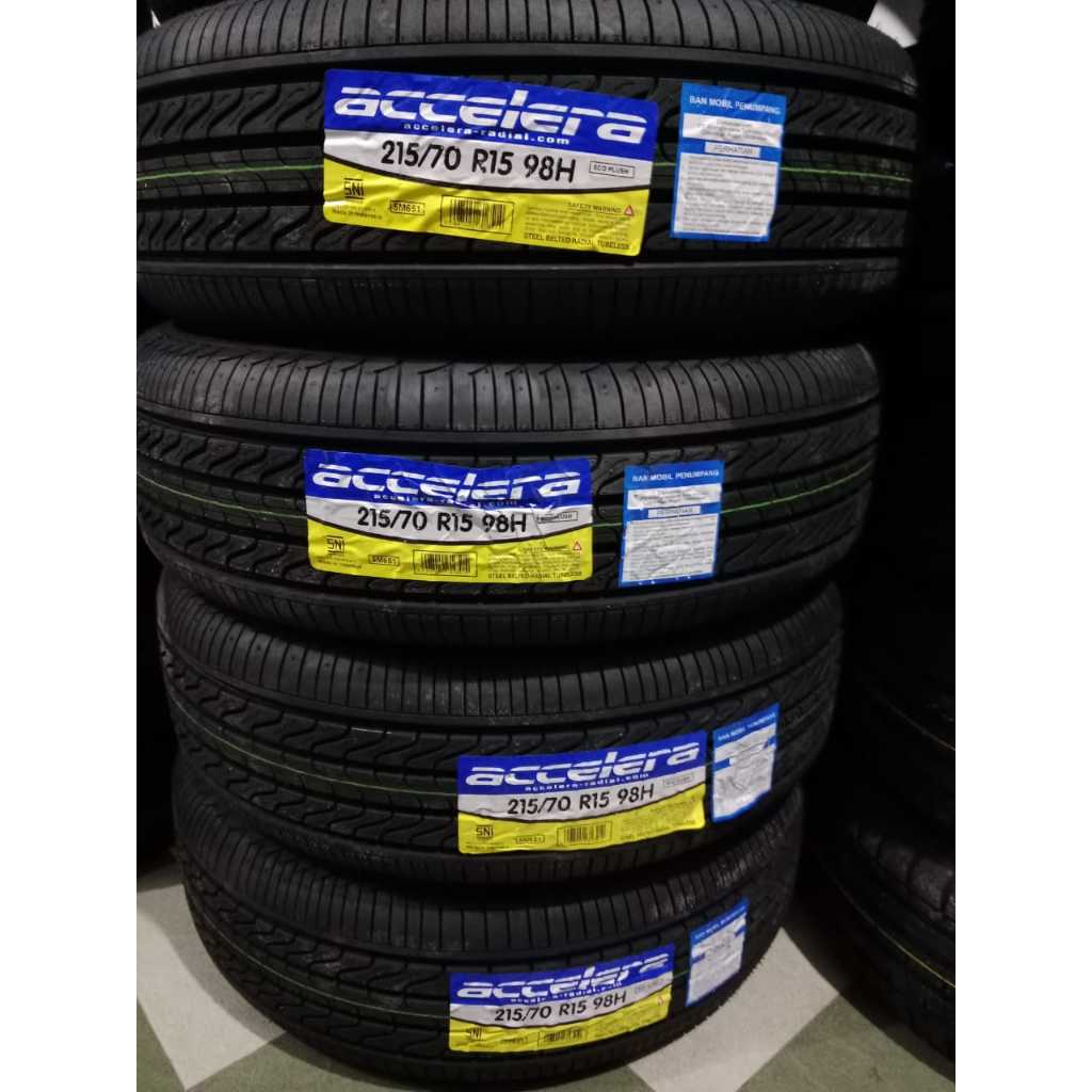 BAN ACCELERA ECO PLUSH 215 70 R15 BAN MOBIL UKURAN STANDAR  TERIOS INNOVA DLL 100% ORI