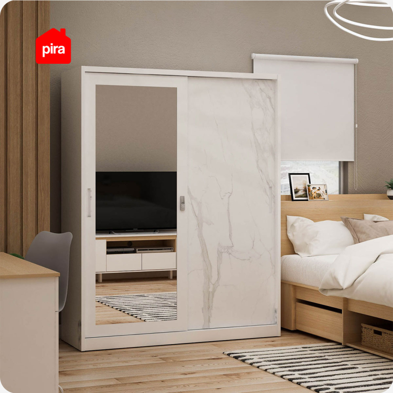 Lemari Besi / Lemari Baju Pira Metropolis / Lemari Pakaian Pira Metropolis (Lemari Baju Pira Catta S