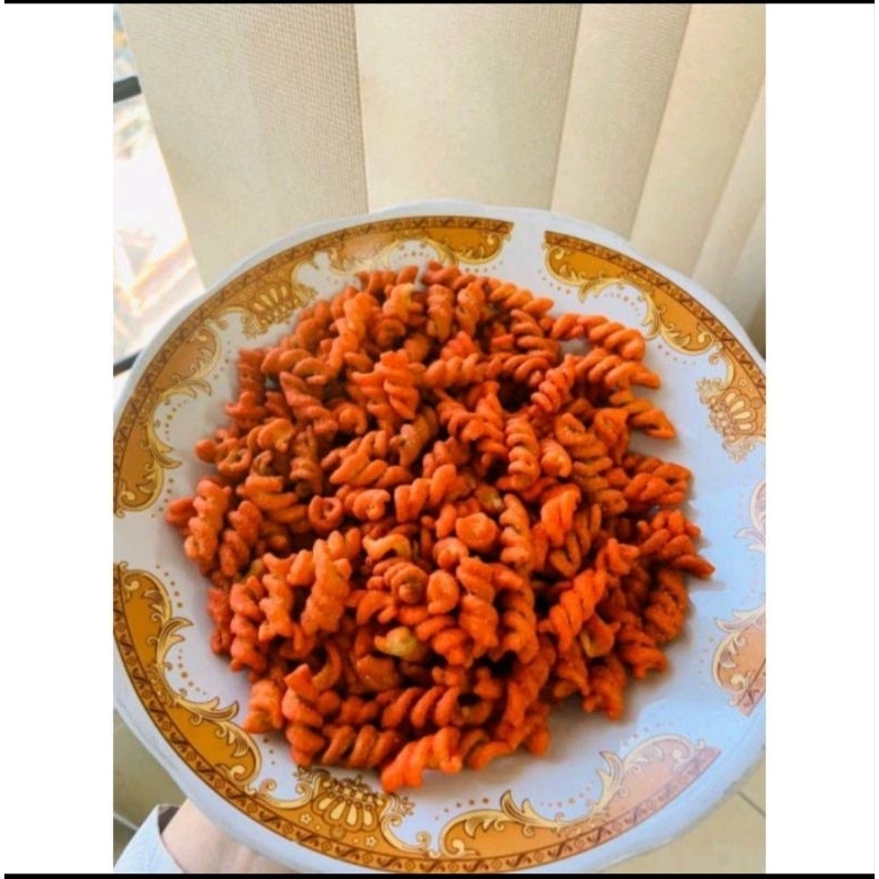 

Makaroni Spiral Rasa Original Pedas Daun Jeruk 50grm Khas Banten