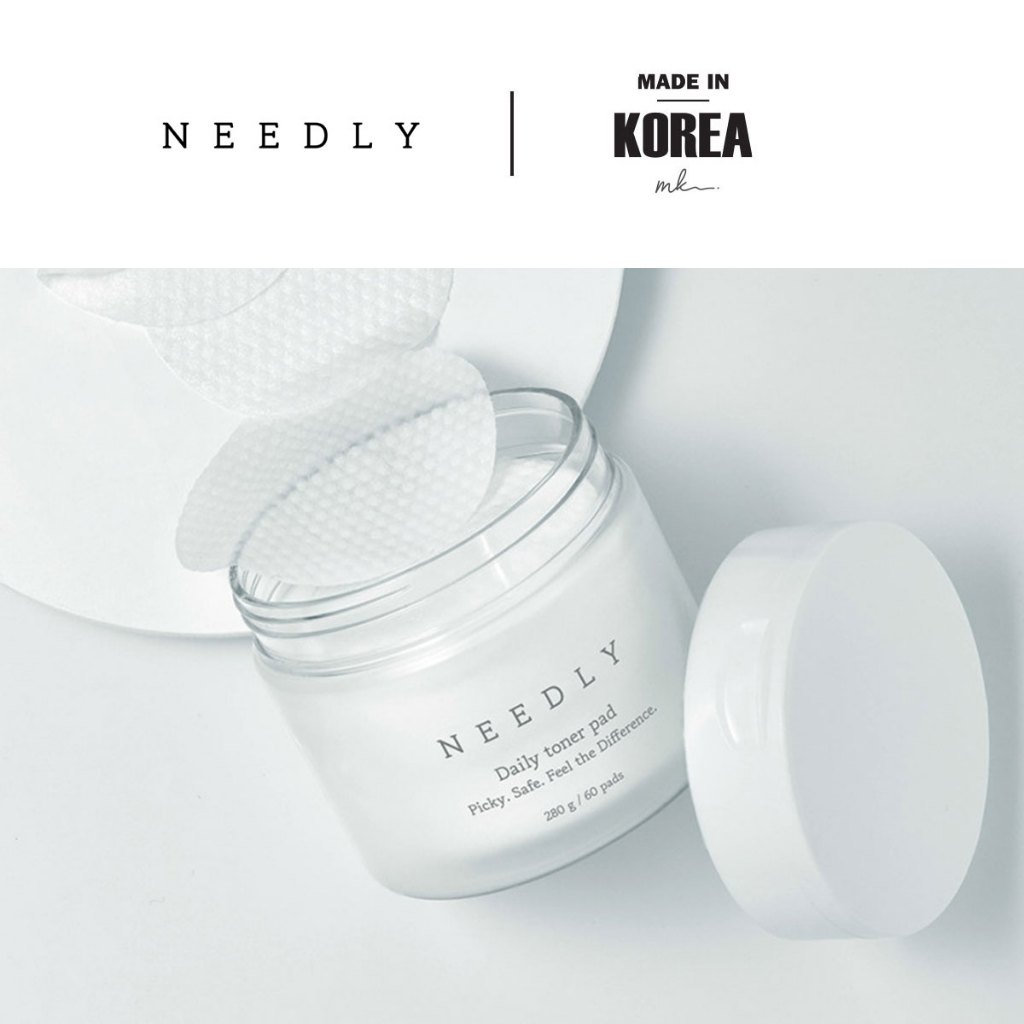 [NEEDLY] Daily Toner Pad 60sheets  | Exfoliating facial pads with BHA & PHA | For pore tightening