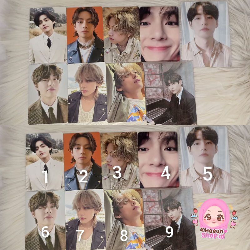 [OFFICIAL] Photocard Album Photobook Kim Taehyung /V BTS/KPOP/Boygroup/Layover/Taehyung Dicon Zoom