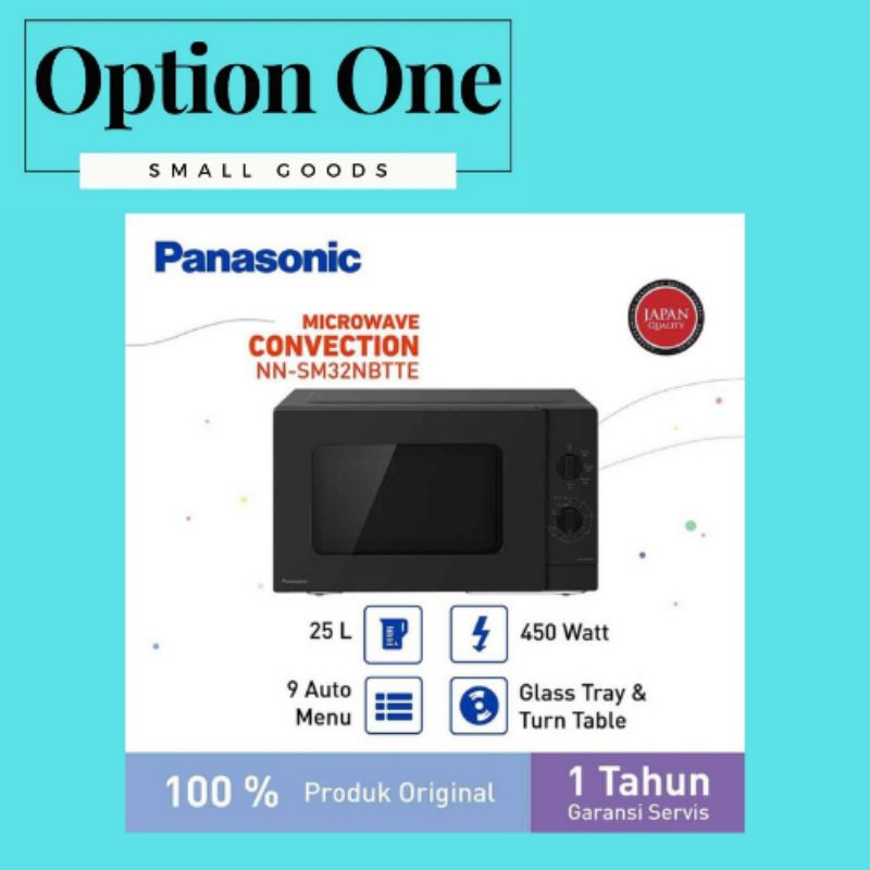 Panasonic Microwave NN-SM32NBTTE 25 Liter Oven Mikro Hitam