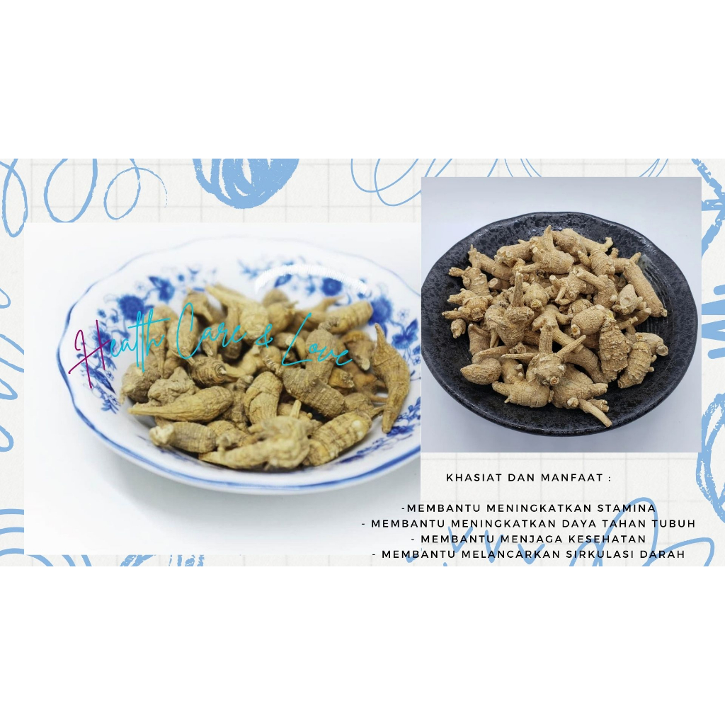 

Wild American Ginseng Round (野三身半圆泡) 5 Gr