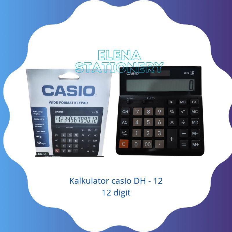 

kalkulator casio Dh 12/ 12 digit