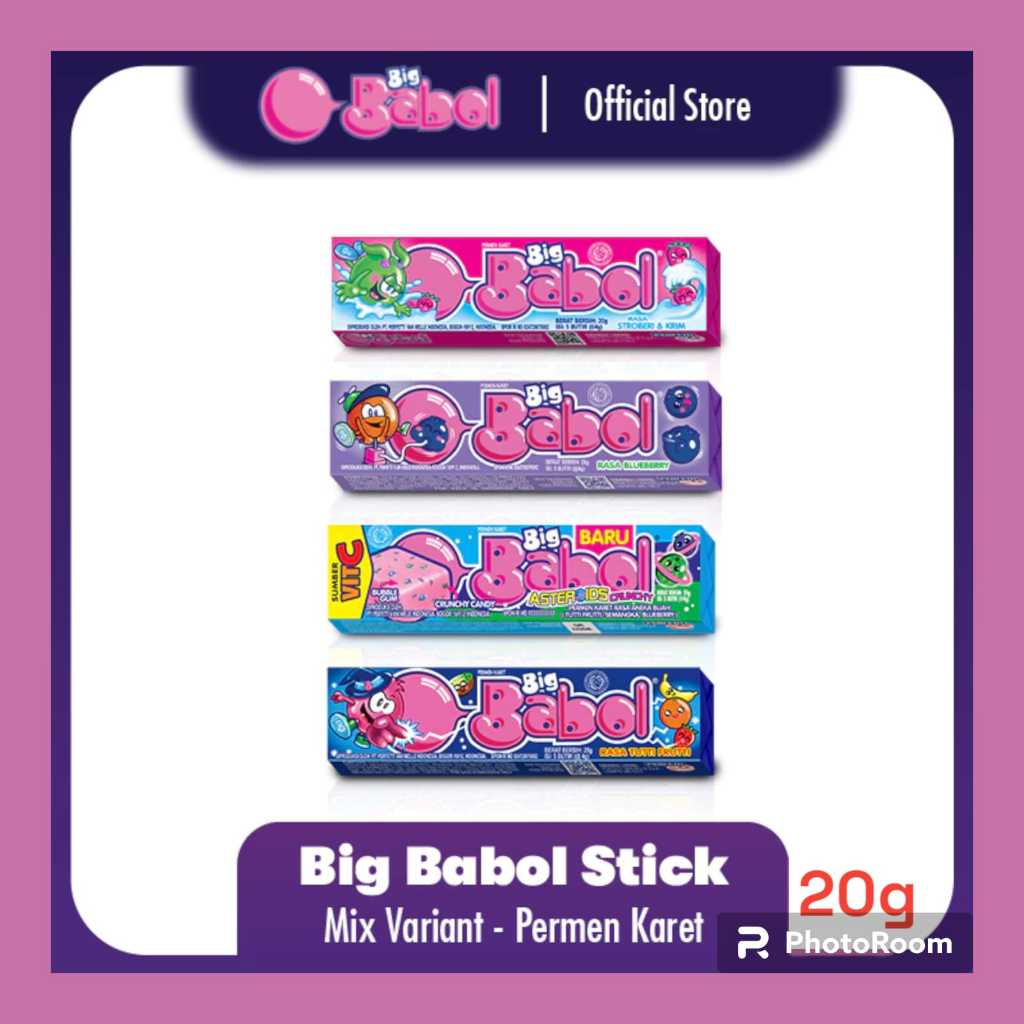 

Stick Babol Bubble Gum | Isi 12 Stick @ 20 Gr