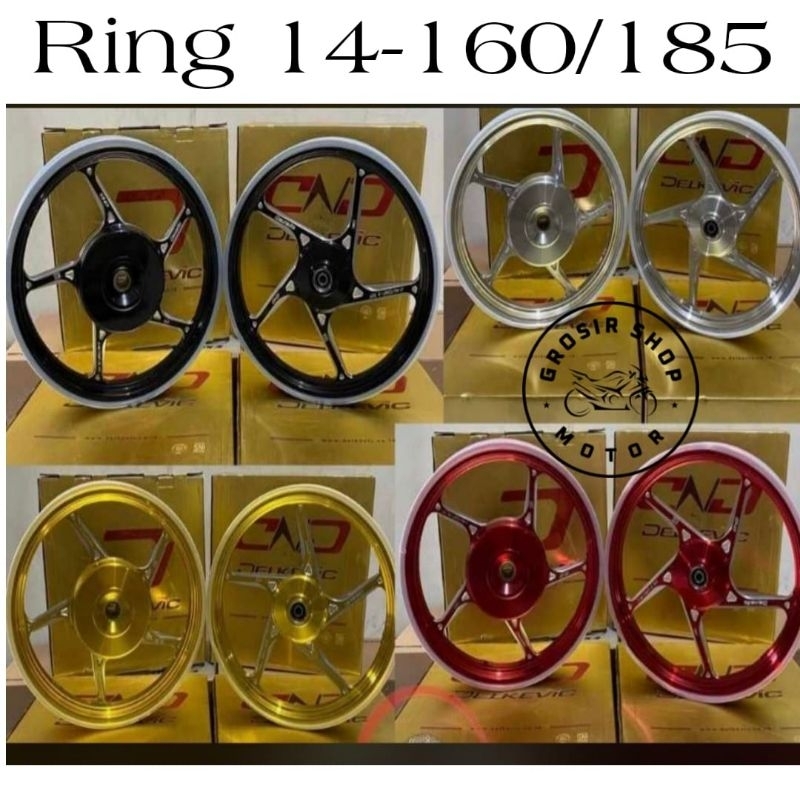 Velg Pelek Racing Dnd Delkevic D55 Mio m3 Mio z Mio s 125 Xeon  Fino 125 Gear 125 Fazzio Ring 14 -17