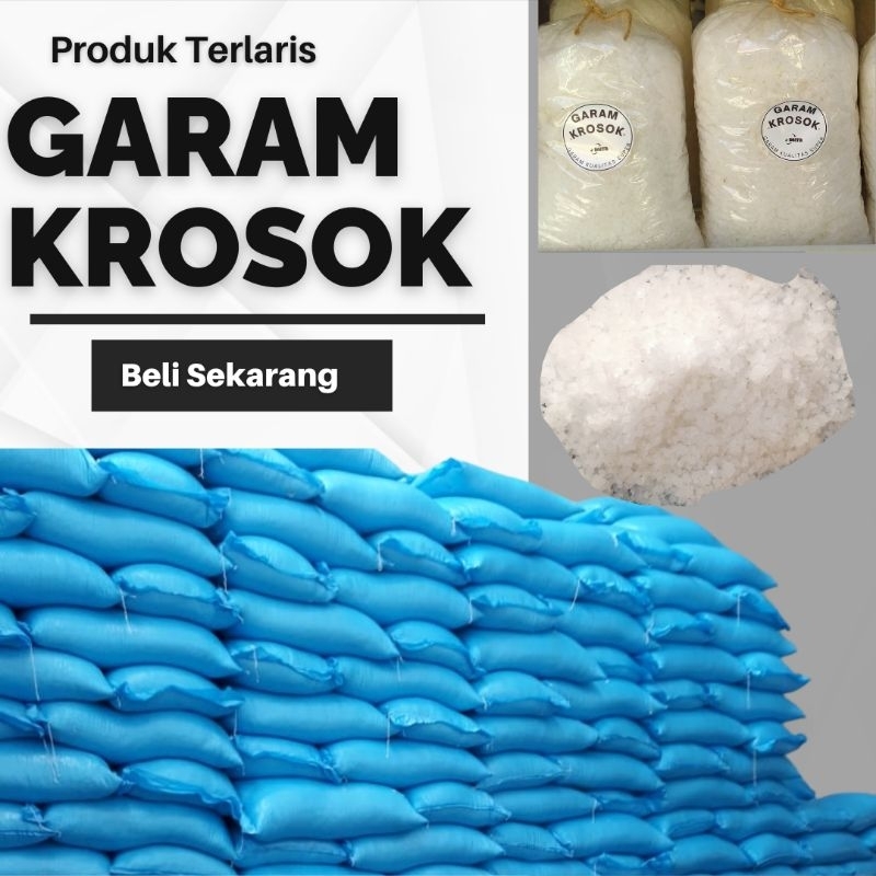 

NG GARAM KROSOK 20KG - GARAM KASAR - GARAM MASAK - GARAM KRISTAL - GARAM IKAN -GARAM IKAN - GARAM