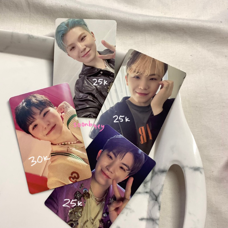 Photocard Seventeen Woozi | Official PC SVT Caratland Seasons Greetings 2023 Carver Face The Sun Car