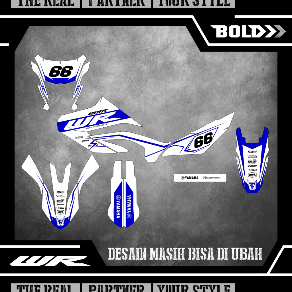STICKER DECAL Trail YAMAHA WR 155 supermoto 35