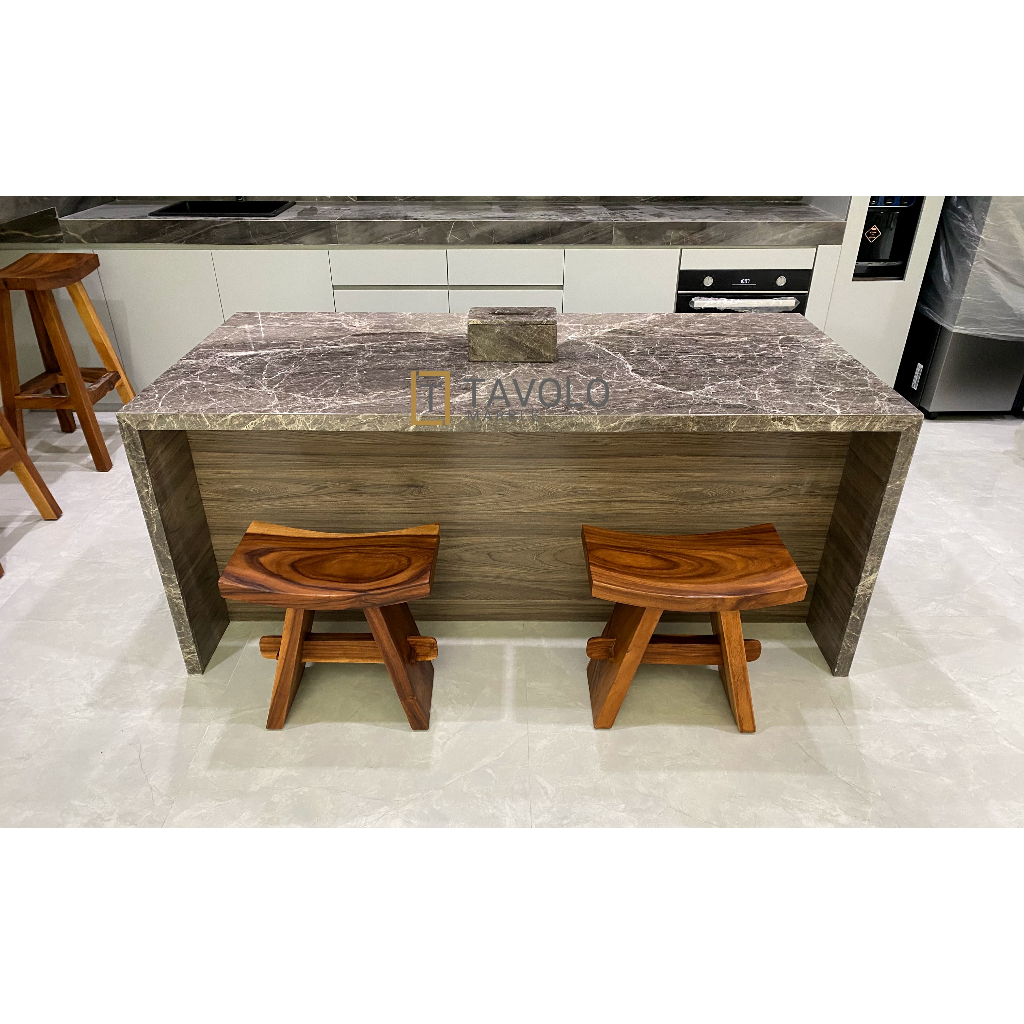 Meja Dapur | Meja Island | Meja Marmer | Meja Granit | Hermes Grey