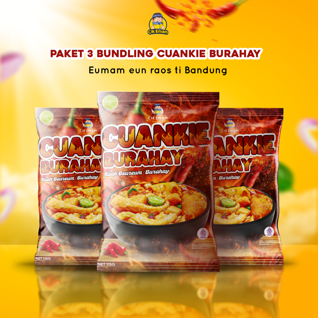 

Cik'Emam - Cuanki Kuah Burahay Khas Bandoeng - Cuankie Burahay Pedas Original Hemat Asli Bandung