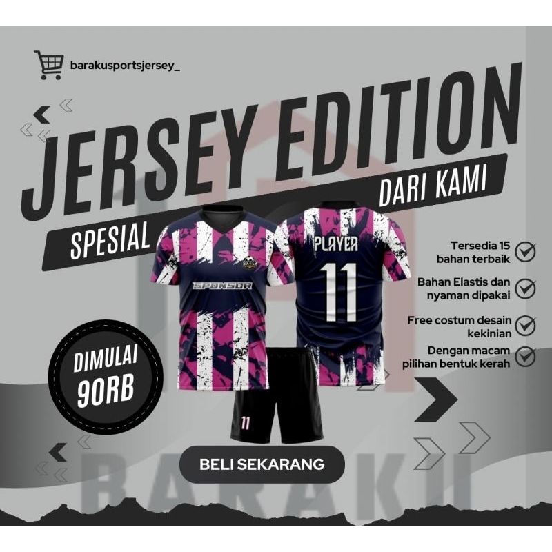 Baju Sepak Bola/Baju Futsal/Jersey Bola/Jersey Futsal