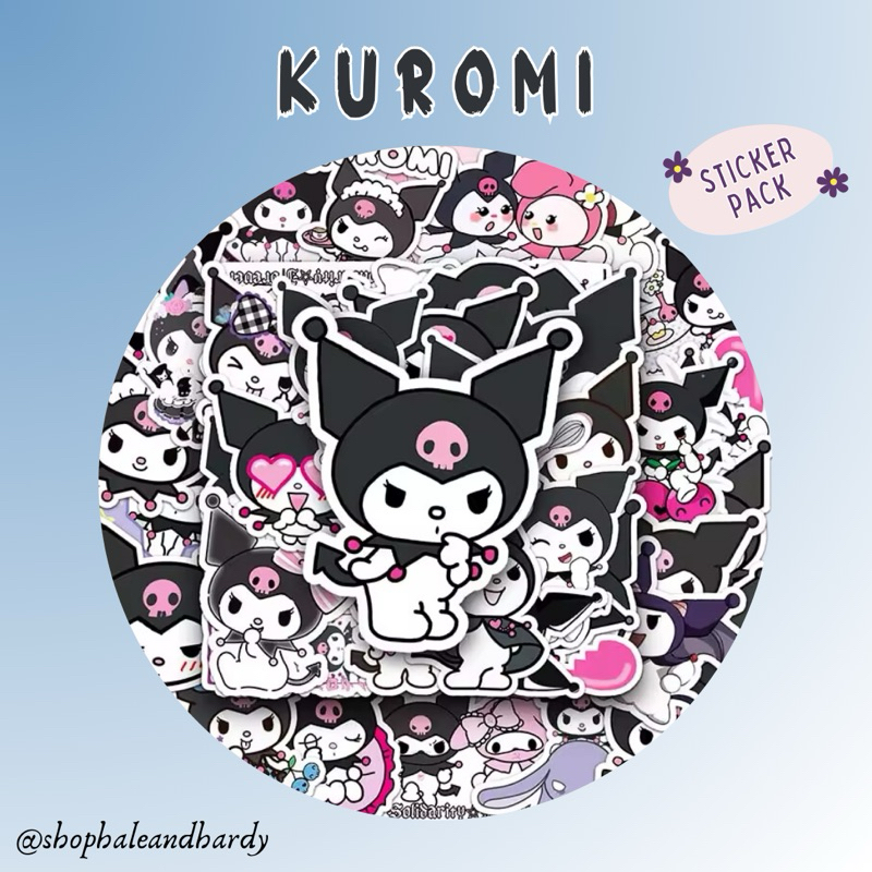 

Kuromi Sticker Pack | Stiker Sanrio Karakter Aesthetic Anti Air