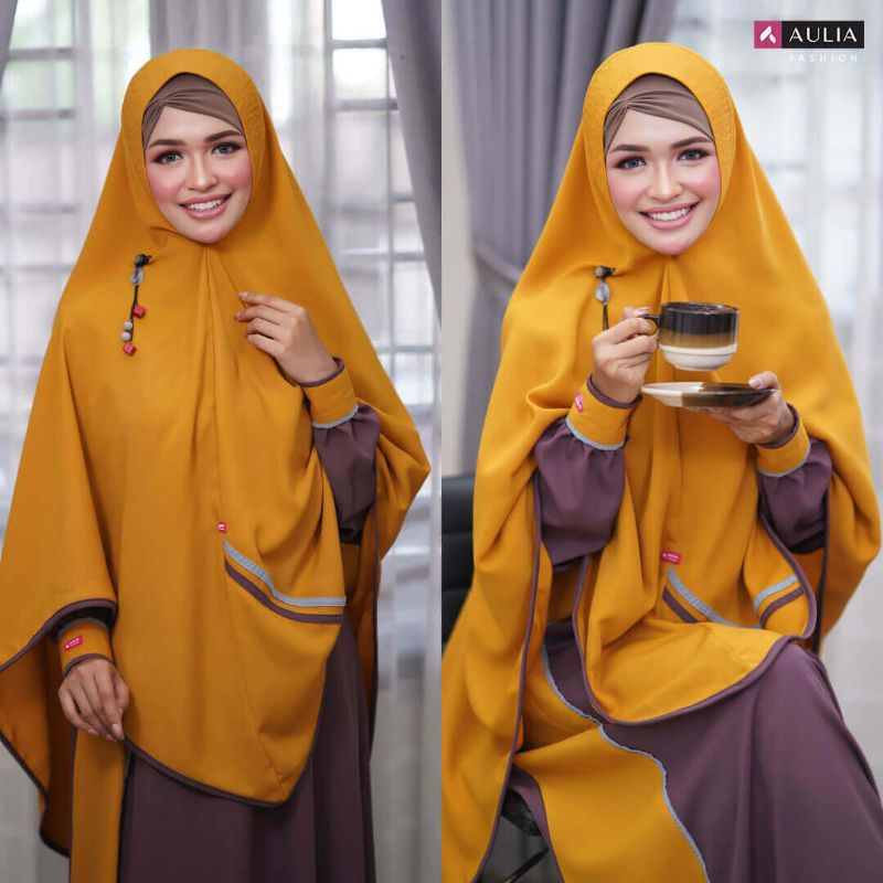 SET GAMIS NAFEEZA BY AULIA FASHION / GAMIS SYAR'I AULIA / SET GAMIS / BAJU SET SYAR'I / SET BAJU KHI