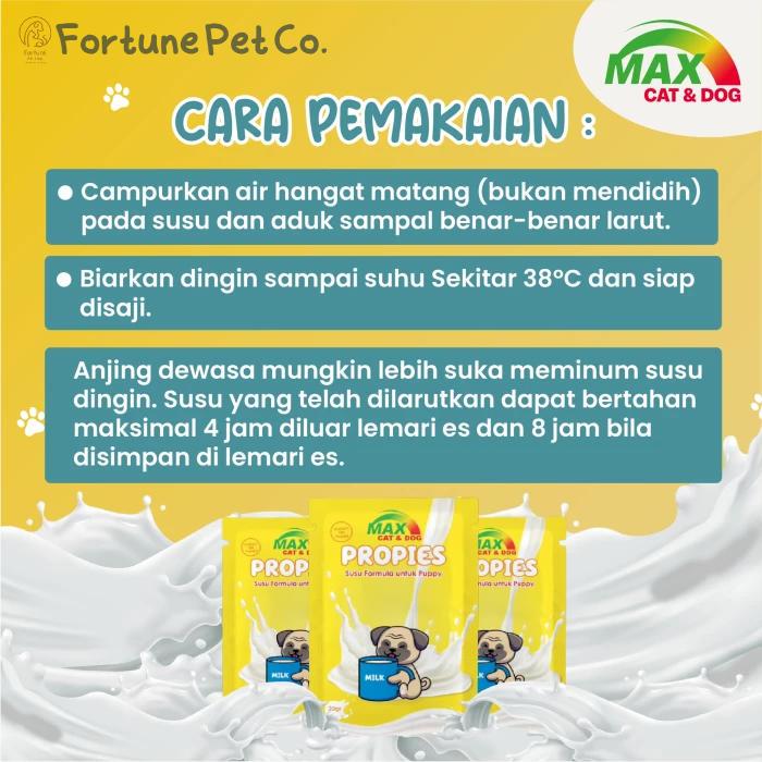 MAX Propies - Susu Anak Anjing Susu Puppy Imunitas Anjing Susu Anjing Susu