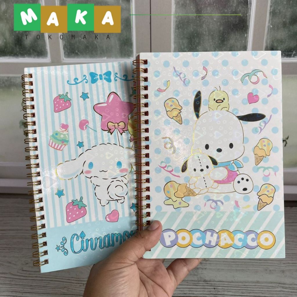 

BUKU BINDER SANRIO FULL COLOR UKURAN A5 BK-1210 (DALAMNYA BERWARNA) buku kecil kuromi melody cinamoroll binder a5 hello kitty perlengkapan alat tulis kantor sekolah