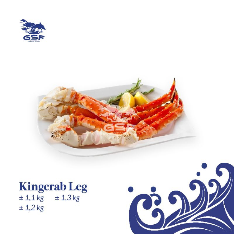 Kingcrab Leg I Kaki Kepiting Alaska Garaseafood