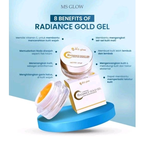 MS GLOW Radiance Gold Gel/Radiance Gold Ms Glow/Radiance Gold Gel