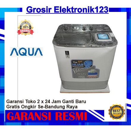 MESIN CUCI 2 TABUNG 8 KG AQUA QW-860XT QW 860 XT QW 860 XT