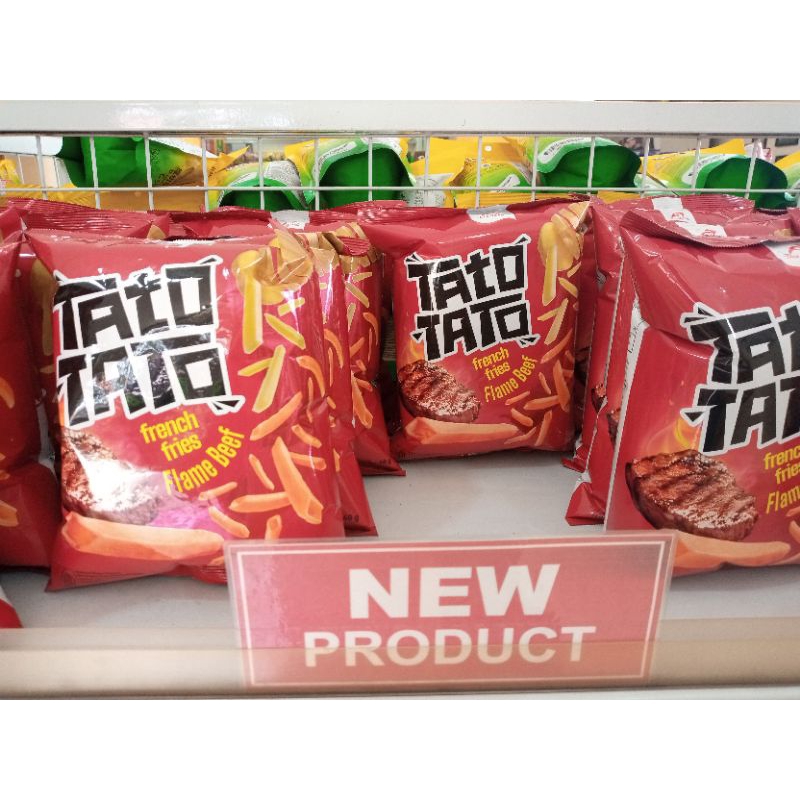 

[Produk Baru] Tato Tato Kentang Potato 60 gram rasa Original, Flame Beef dan Tteokbokki Korea Dua Kelinci