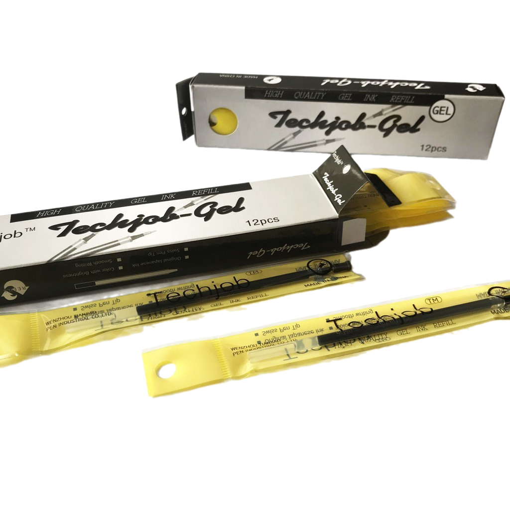 

REFILL BOLPOIN GEL / ISI BOLPOIN GEL / REFILL PULPEN GEL / ISI PULPEN GEL / REFILL PEN GEL / ISI PEN GEL TECHJOB 0.5 MM