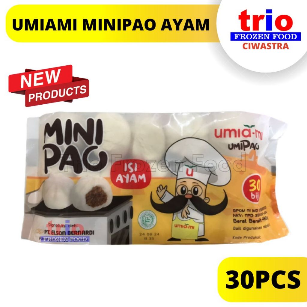 

UmiaMi Minipao Rasa Ayam isi 30pcs 480 gr