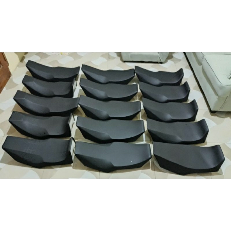 Jok Rx-King Perahu Coax Centang Lurus/ Coax, Bahan Kulit Majesta.