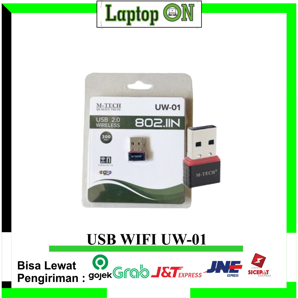 USB Wifi Mtech UW-01 USB Wifii 2.0 WLAN Dongle Adapter 802.11n 300 Mbps