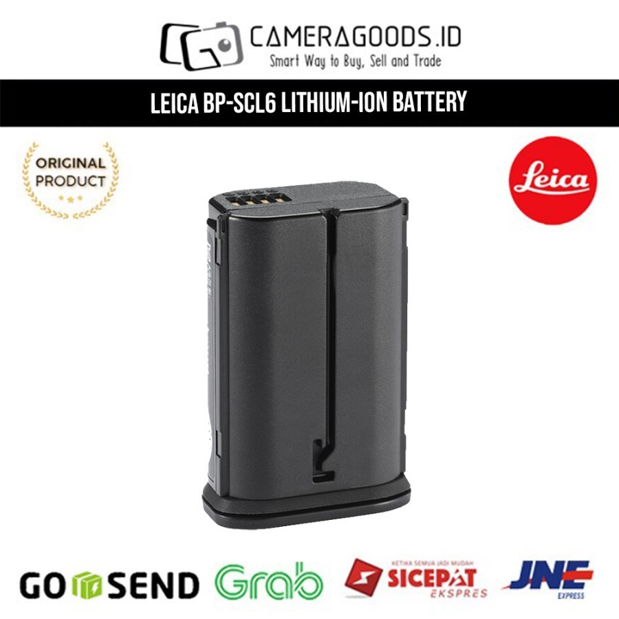 Leica BP-SCL6 Lithium Battery for Leica Camera Q3, Q2, SL2, SL2-S, SL3