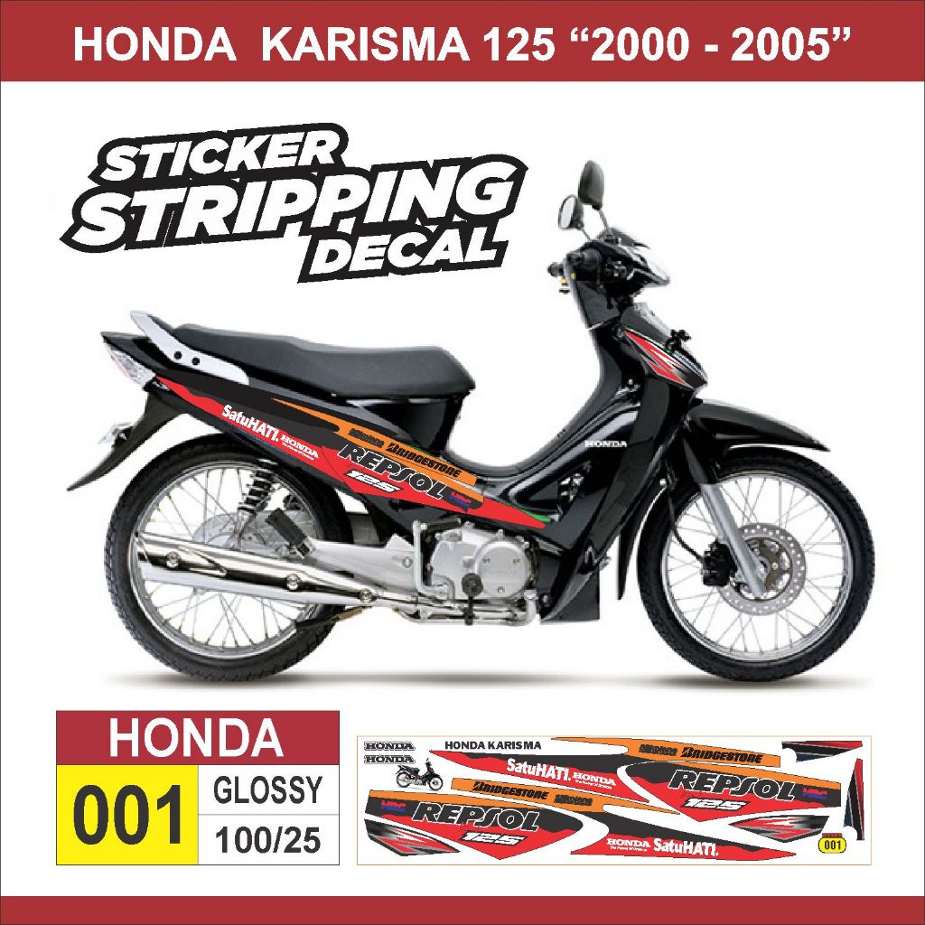 Striping Honda Karisma / variasi Honda Karisma
