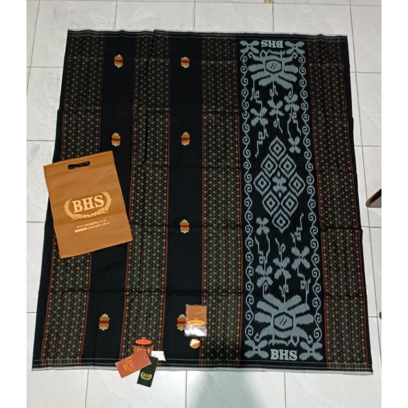 SARUNG BHS Bronze Excellent Songket Tanpa Kotak Hitam putih banyak warna siap Kirim