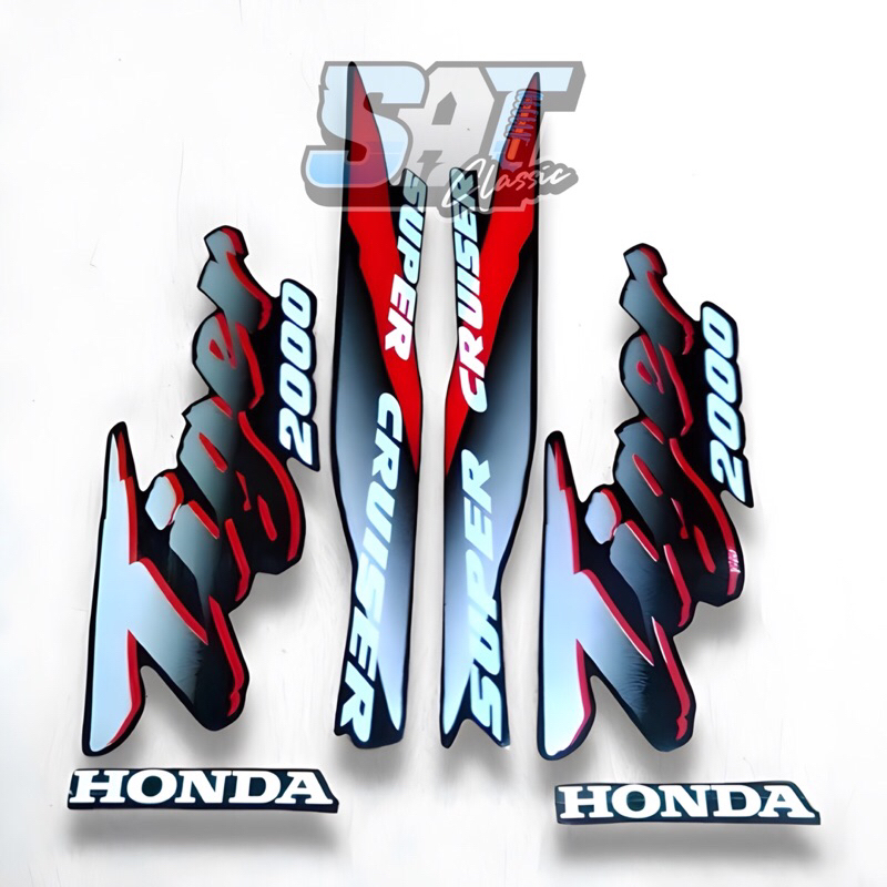 Stiker Striping Honda Tiger Lawas Tilas Tiger Lama 2000 Super Cruiser