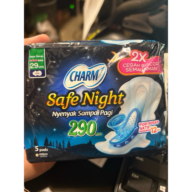 Charm safe night 29cm isi 5 pads