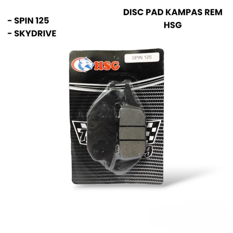 DISPAD KAMPAS REM CAKRAM DEPAN SUZUKI SKYDRIVE SPIN 125