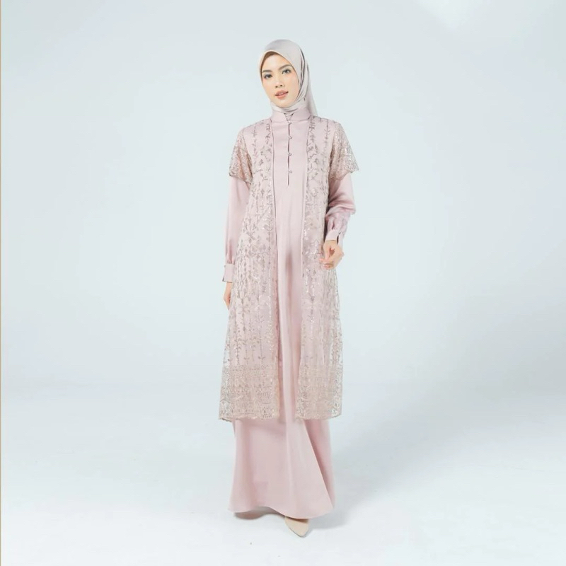 Zoya FARENXA Dress - Gamis Muslim Wanita Wudhu Busui Friendly - Bahan Premium Poly