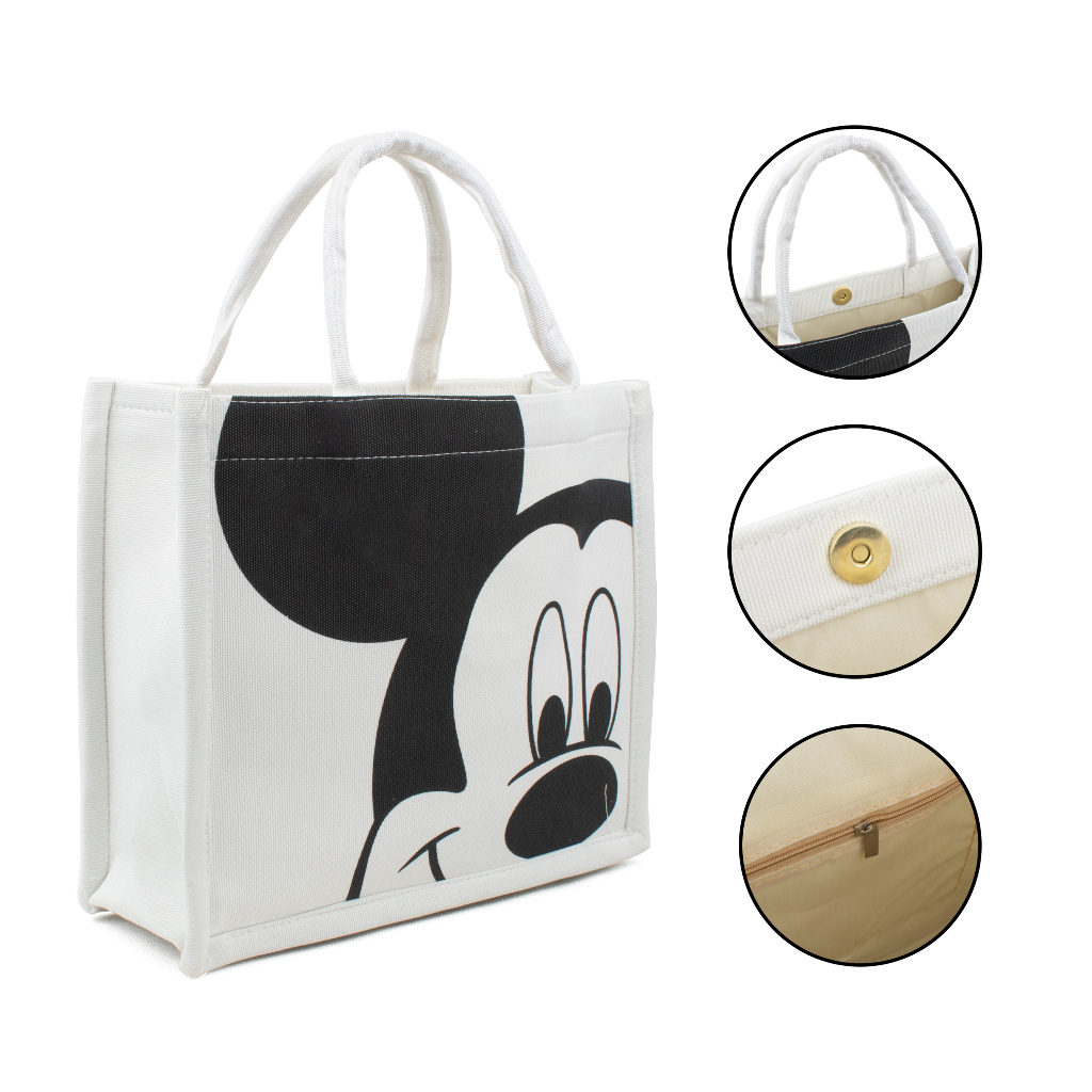 TAS TOTE KANVAS JUMBO WANITA / WOMAN TOTE BAG IMPORT TFW 156