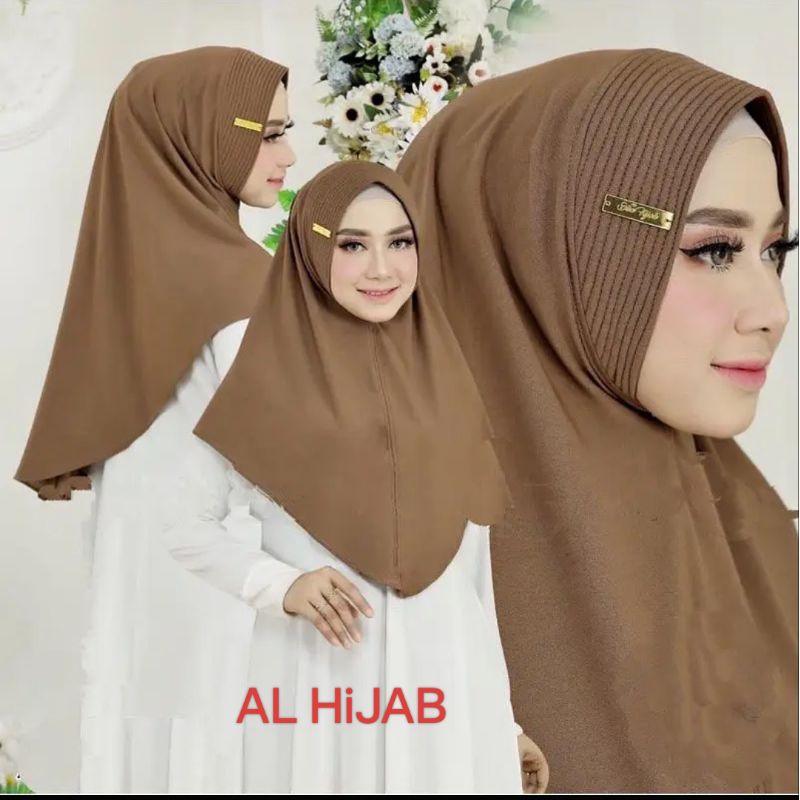 bergo hijab dewasa aklirik/basic dewasa kekinian bergo aklirik azkia hijab collection/
