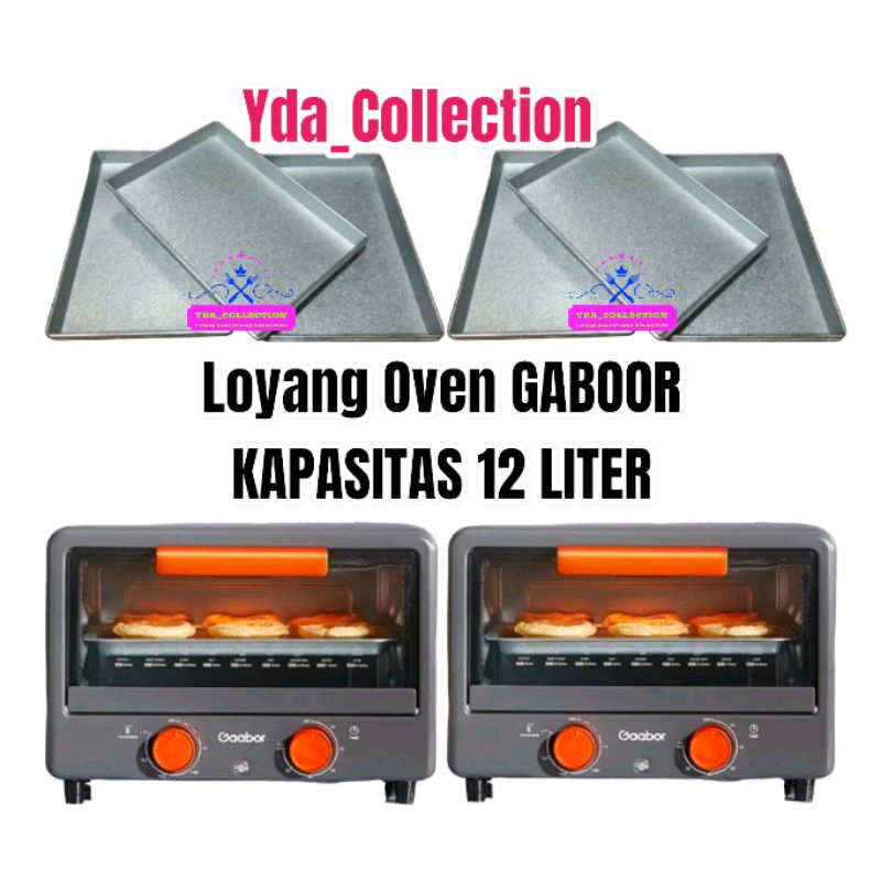 Gaabor / Loyang oven gaboor 12liter loyang tray langsung masuk rell loyang oven listrik