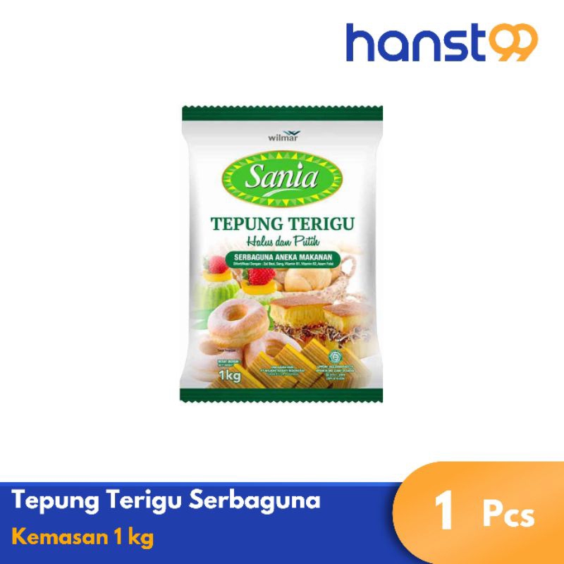 

Sania Tepung Terigu Serbaguna Kemasan 1Kg