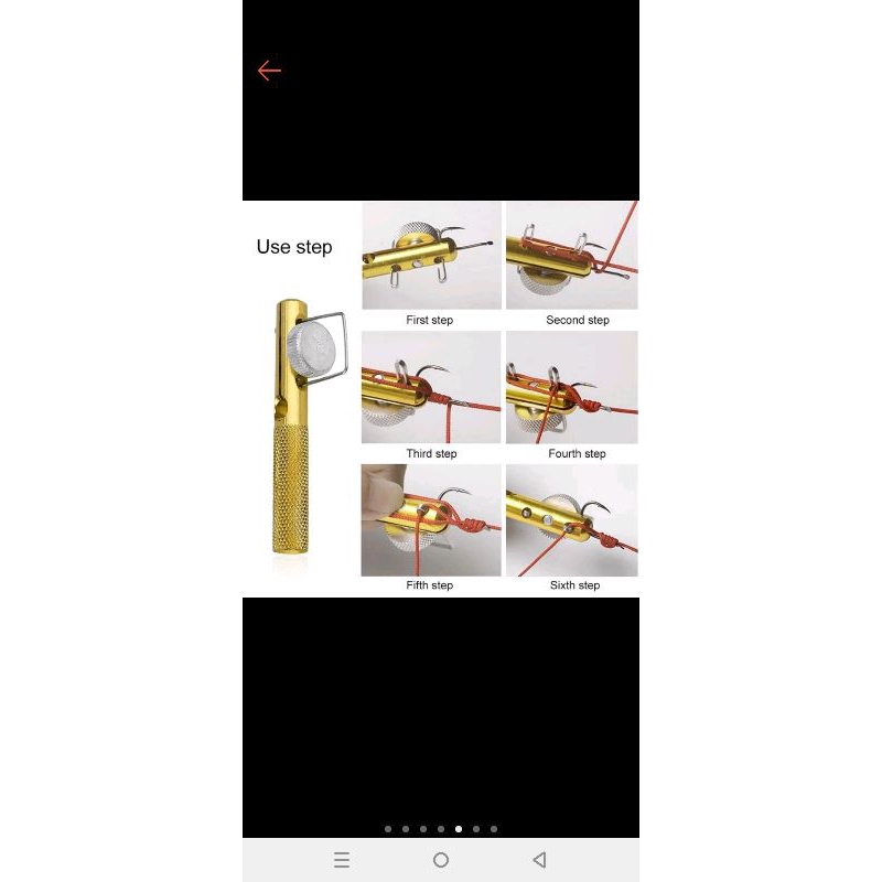 Original alat bantu pasang kail pancing alat simpul benang pancing alat ikat mata pancing.