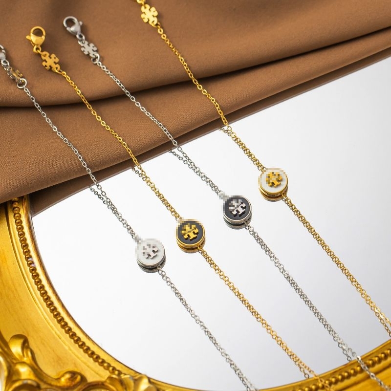 Clafel & Co - TORI Gelang Tangan Wanita Titanium Asli Lapis Emas 18K Gold Zircon Bracelet Rantai
