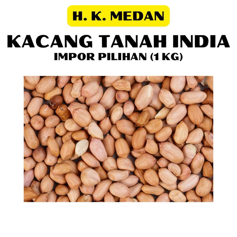 

KACANG TANAH IMPOR. KUALITAS PREMIUM. (1 KG 1000 GR GRAM) [HK MEDAN]